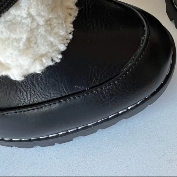 BCBGeneration Paloma Black Ankle Booties chunky heel booties Size 8 - Picture 8 of 8